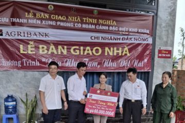 Hội Cựu TNXP tỉnh Lâm Đồng trao nhà tình nghĩa cho gia đình hội viên