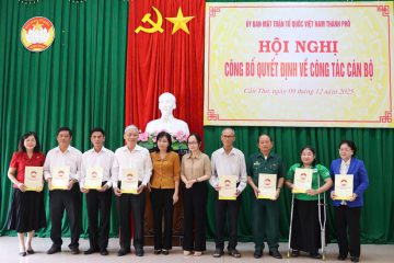 Cần Thơ công bố quyết định nhân sự chủ chốt 16 Hội