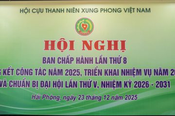 HỘI NGHỊ BAN CHẤP HÀNH TRUNG ƯƠNG HỘI CỰU TNXP VIỆT NAM LẦN THỨ 8