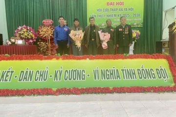 HỘI CỰU TNXP XÃ IA HỘI TỔ CHỨC THÀNH CÔNG ĐẠI HỘI LẦN THỨ NHẤT