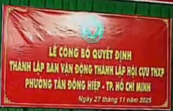 Thành lập Ban vận động thành lập Hội Cựu TNXP phường Tân Đông Hiệp