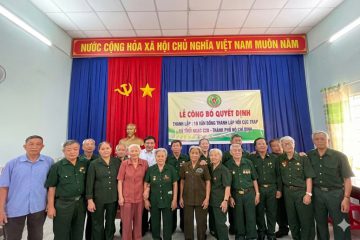 ĐÔNG HÒA CÔNG BỐ QUYẾT ĐỊNH CÔNG NHẬN BAN VẬN ĐỘNG THÀNH LẬP HỘI CỰU TNXP