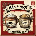 MẶN & NGỌT: HAI “VỊ SỐNG” CỐT LÕI VÀ SAI LẦM TỪ VIỆC KIÊNG KHEM CỰC ĐOAN