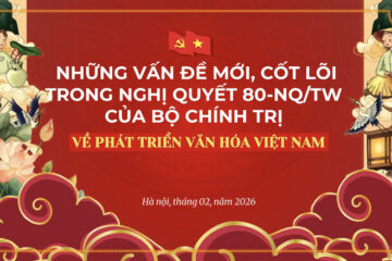NHỮNG VẤN ĐỀ ĐỔI MỚI, CỐT LÕI TRONG NGHI QUYẾT 80-NQ/TW CỦA BỘ CHÍNH TRỊ VỀ PHÁT TRIỂN VĂN HÓA VIỆT NAM
