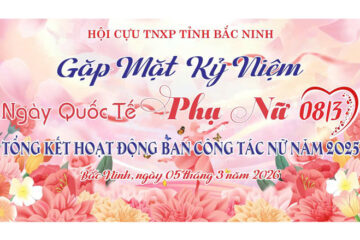 Ấm áp buổi gặp mặt kỷ niệm ngày 8/3 và tổng kết công tác nữ cựu TNXP Bắc Ninh