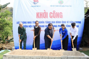 Khởi công xây dựng nhà tình nghĩa cho hội viên cựu TNXP có hoàn cảnh khó khăn ở Sơn La
