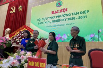 HỘI CỰU TNXP TỈNH NINH BÌNH SÁP NHẬP: 121/129 XÃ PHƯỜNG ĐẠT TIẾN ĐỘ