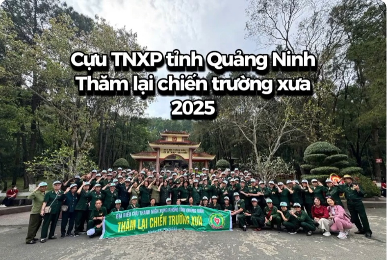 ĐẠI BIỂU CỰU TNXP TỈNH QUẢNG NINH THĂM LẠI CHIẾN TRƯỜNG XƯA