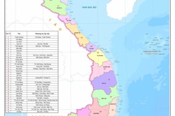 Danh sách chính thức 34 tỉnh thành kèm bản đồ mới nhất 2026