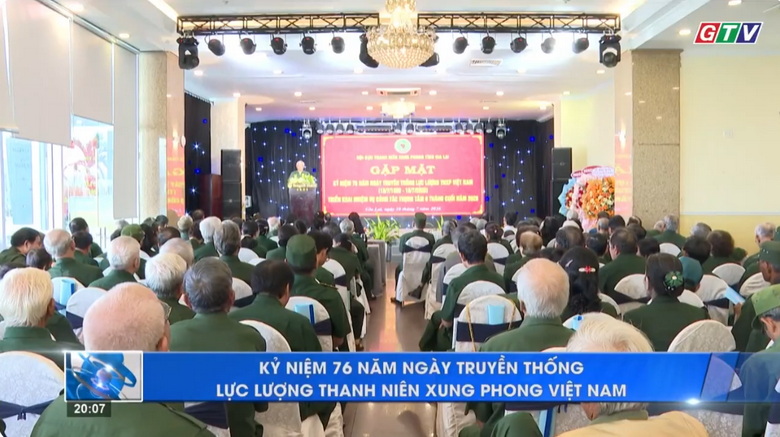 HỘI CỰU TNXP TỈNH GIA LAI KỶ NIỆM 76 NĂM NGÀY TRUYỀN THỐNG LỰC LƯỢNG TNXP