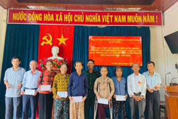 Hội Cựu TNXP Quảng Ngãi sơ kết 6 tháng và trao hàng nghìn suất quà tri ân