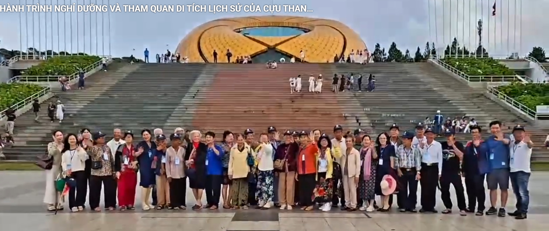 HÀNH TRÌNH NGHỈ DƯỠNG VÀ THAM QUAN DI TÍCH LỊCH SỬ CỦA CỰU THANH NIÊN XUNG PHONG TỈNH VĨNH LONG