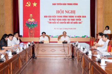 Hà Nội: Tổ chức Hội nghị Báo cáo viên Trung ương tháng 10/2026 và phát động thi chuyển đổi số