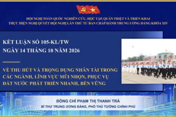 Kết luận số 105-KL/TW Hội nghị lần thứ tư Ban Chấp hành Trung ương Đảng khóa XIV về thu hút và trọng dụng nhân tài trong các ngành, lĩnh vực mũi nhọn, phục vụ đất nước phát triển nhanh, bền vững (slide)